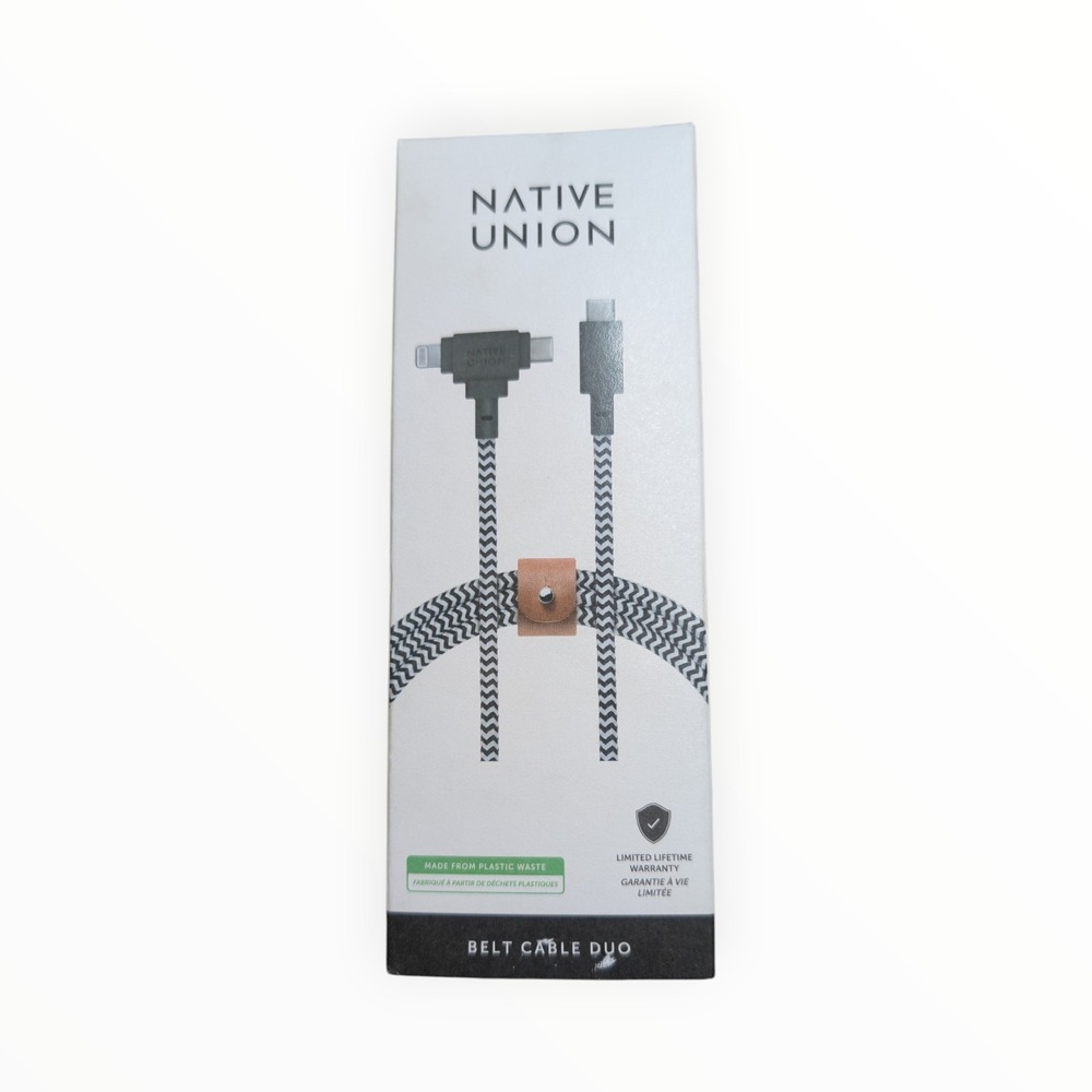 K5-O Native Union Belt‎ Cable Duo 4.9' USB-C to C & Lighting Cable